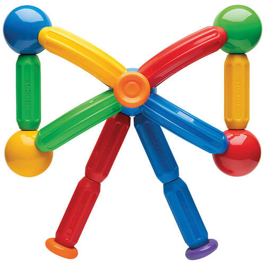 Gioco di calamite Stick-O, set base con 20 pezzi