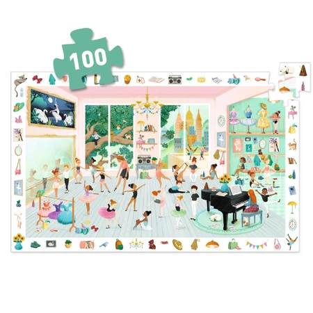 Dansschool observatiepuzzel, Djeco