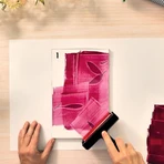 Creative workshop 46 for adults Gel printing, Djeco