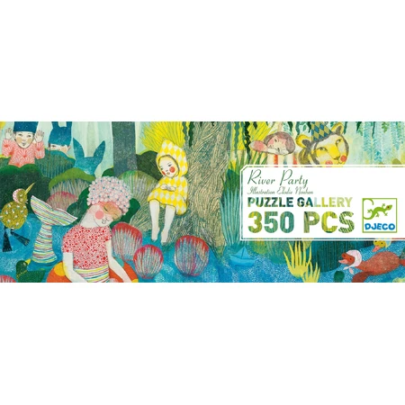 Puzzle Djeco 350 szt, Przyjęcie nad rzeką - przyjęcie nad rzeką: ceny i cechy