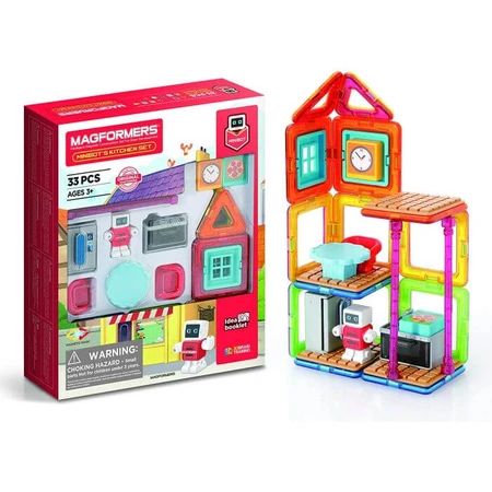 Magformers Kinderbaukasten - Küche, 33 Teile