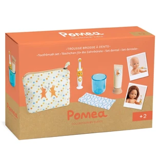Colección Pomea Juego de muñecas cepillo de dientes, Djeco