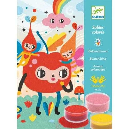 Sand painting set, Djeco Djeco Happy faces