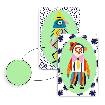 Speedy Crazy card game, Djeco
