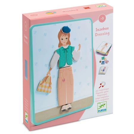 Lernspiel mit Magnet zum Verkleiden von Figuren, Djeco