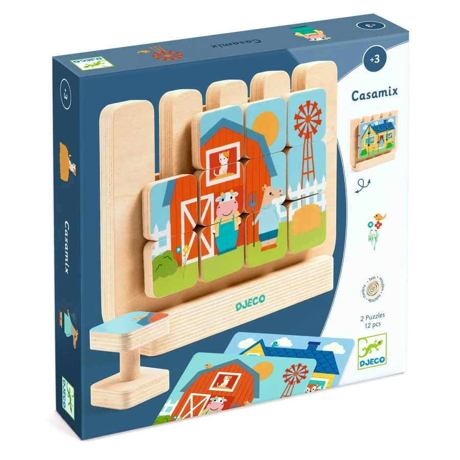 Bildrekonstruktionsspiel Casamix, Djeco