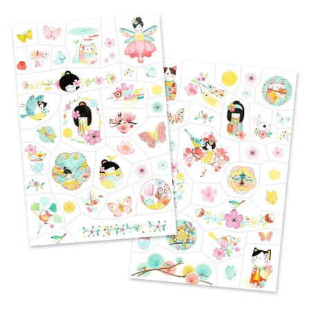 Sakura temporäre Tattoos, Djeco