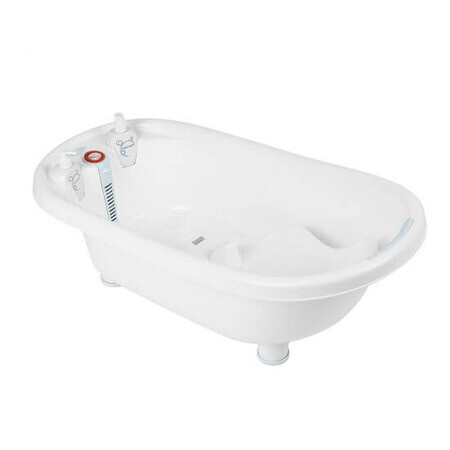 Vasca da bagno con accessori, termometro e supporto da bagno Dori, Blue, Kikka Boo