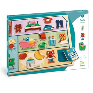 Houten puzzel Home, Djeco