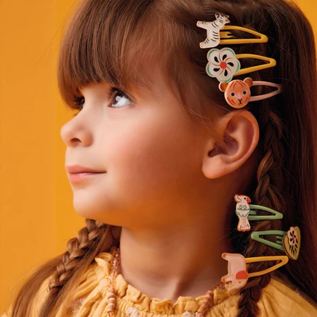 Colección Plume - 3 pinzas para el pelo Nadette, Djeco