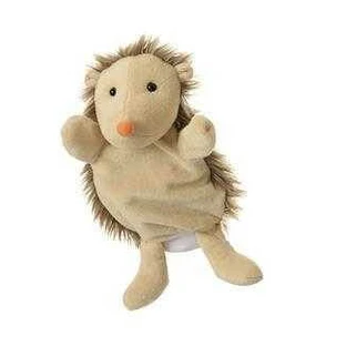 Freundliche Igel-Handpuppe