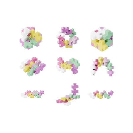 HEXEL Spectrum - Jouet fidget créatif - Plus Plus, Bubblegum