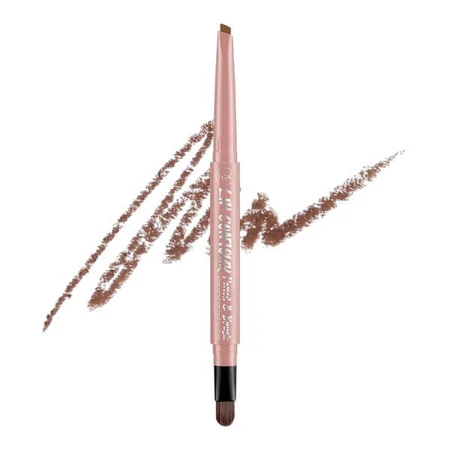J.Cat Beauty Lip Contour Pencil & ; Brush, crayon à lèvres automatique avec pinceau 207 Toffee, 0.22 g