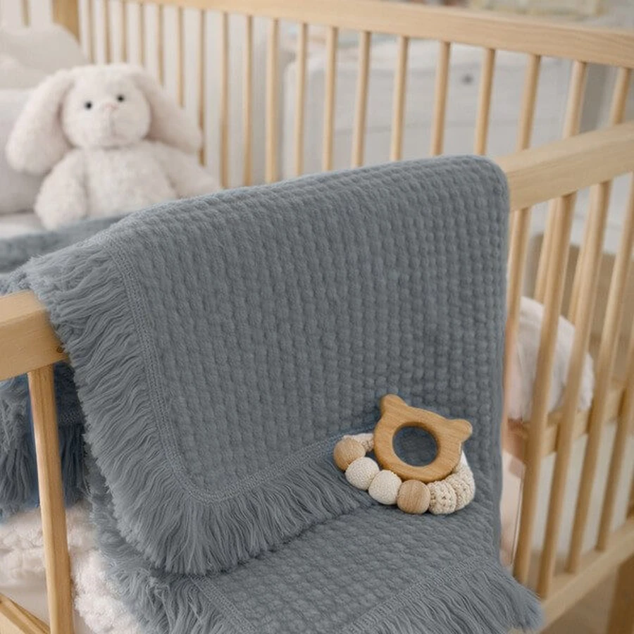 Lionelo Muslin Blanket, infant muslin blanket, Grey Dove, 1 pc.