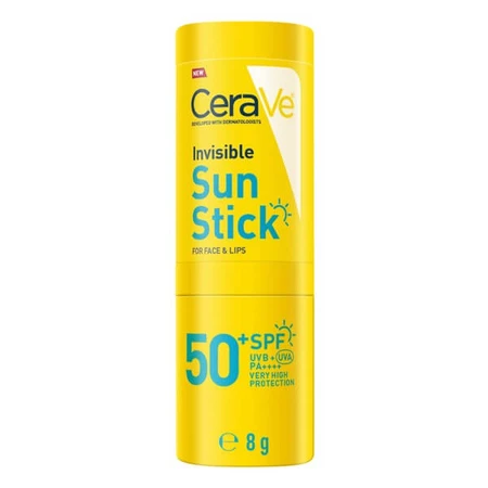 Cerave, niewidoczny sztyft przeciwsłoneczny SPF50+, 8 g: ceny i cechy