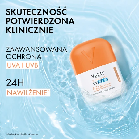 Vichy Capital Soleil, fluid colorant hidratant SPF50 PA+++, 50 ml