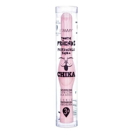 Vitammy Friends, cepillo de dientes sónico para niños, rosa, 36 m+, 1 ud.