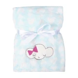 Babymatex, RICCO blanket with embroidery 75x100 cm, cloud, 1 pc.