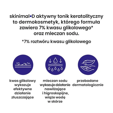 Skinimal D, tonic keratolitic activ, 200 ml