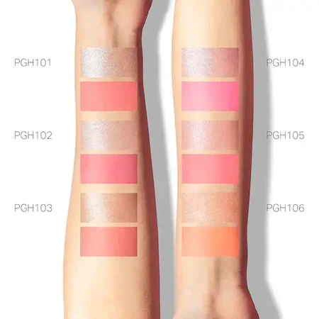J.Cat Beauty 2 în 1 Piece of Cake Blush + Highlighter, blush și highlighter 2 în 1 106 See you Tomato, 12.1 g