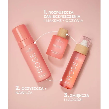 Cocosolis Rose, verzachtende gezichtstoner met damastroos, cactus en kokosnoot, 100 ml