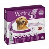 Vectra 3D Solution para perros de 25-40 kg, antiparasitario, pipetas, 3 uds.