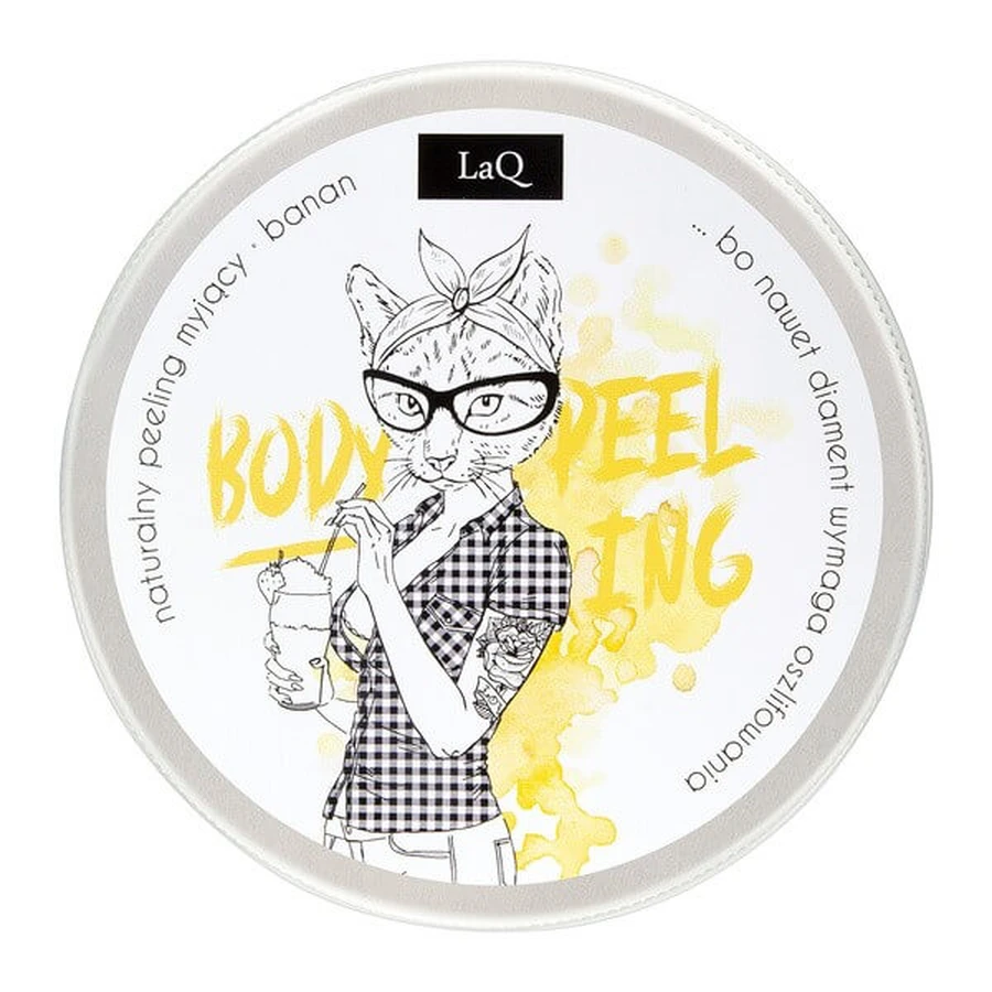 LaQ, Banane, gommage nettoyant naturel, 200 ml