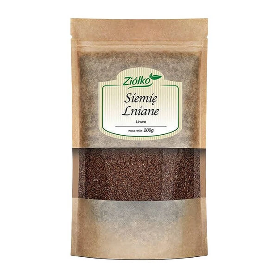 Kruiden, lijnzaad bruine korrel, 200 g
