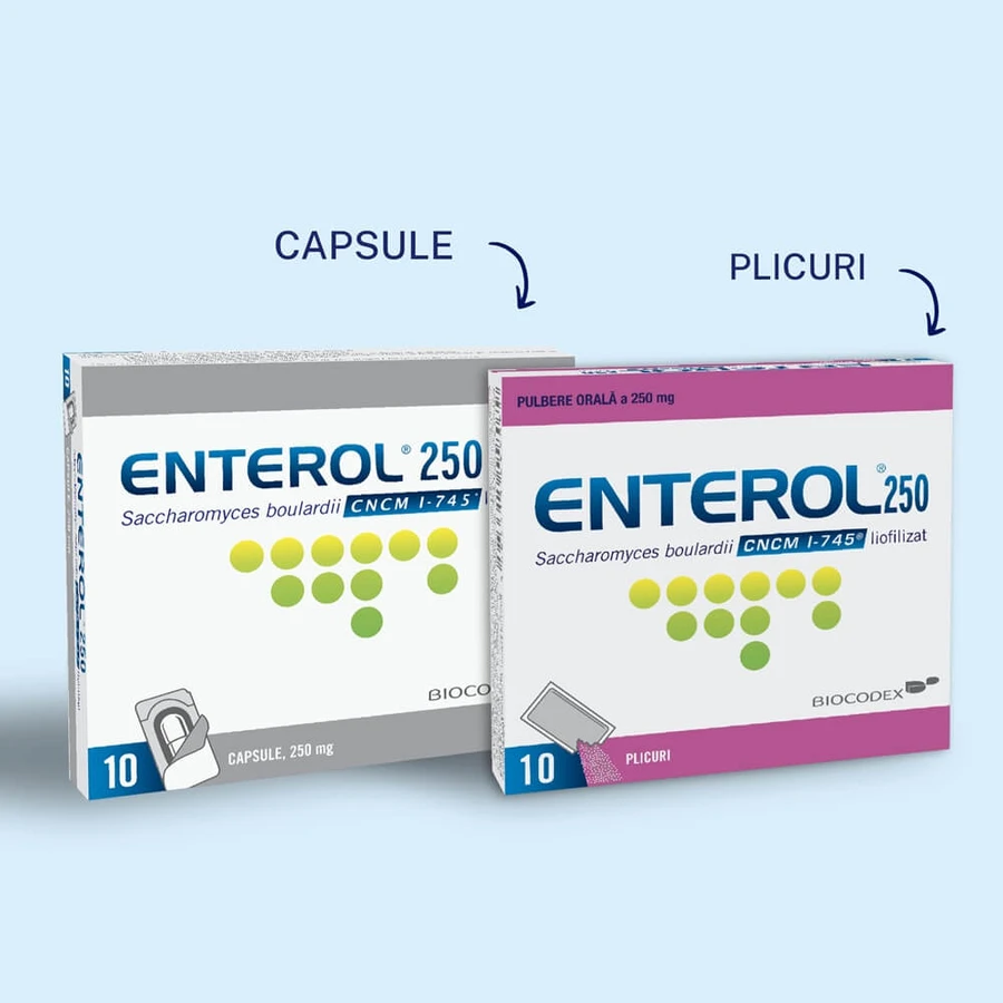 Enterol 250 mg, 10 Kapseln, Dr. Reddys