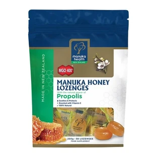 Caramelos con miel de Manuka MGO 400+, propóleo y vitamina C, 250 g