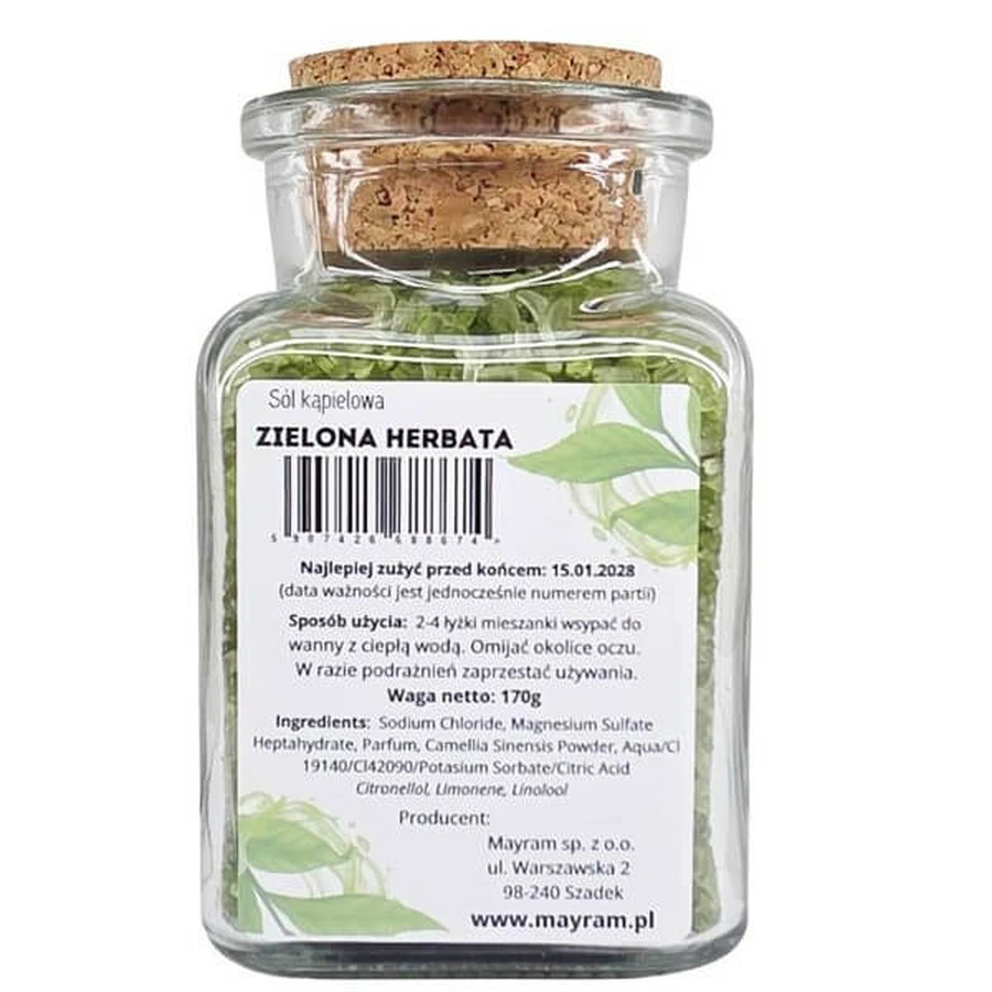 Mayram, badzout, Groene thee, 170 g
