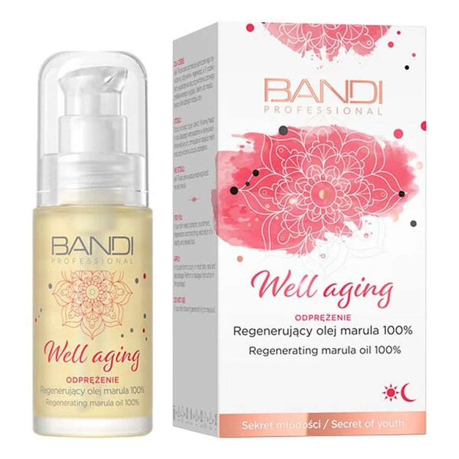 Bandi Well Aging, ulei regenerant de marula 100%, 30 ml