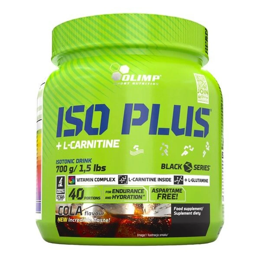 Olimp Iso Plus, polvo, sabor cola, 700 g