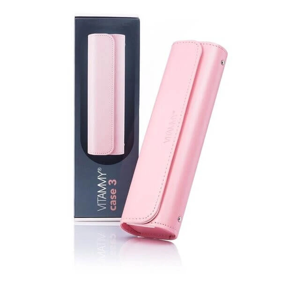 Vitammy Case 3, étui à brosse à dents sonique, couleur rose, 1 pc.