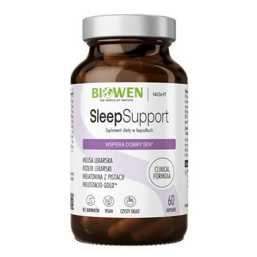 Biowen Sleep Support, hard capsules, 60 pcs.