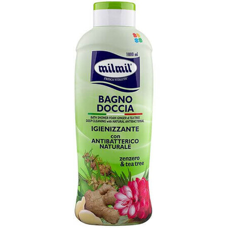 Spumant de baie cu ghimbir si arbore de ceai, 1000 ml, Milmil