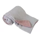 Babymatex, mousseline deken, 75 cm x 100 cm, grijs-roze, 1 st.