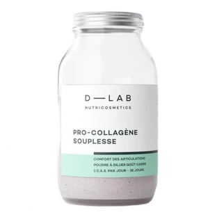 D-LAB Pro Collagene Souplesse, Pulver, schwarzer Johannisbeergeschmack, 185,2 g