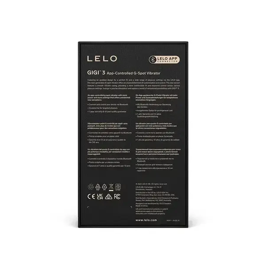 LELO Gigi 3, vibrateur pour le point G, Powder Blue, 1 pièc.