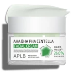 APLB AHA BHA PHA Centella Gezichtscrème, exfoliërende en verzachtende gezichtscrème met zuren en Centella Asiatica, 55 ml
