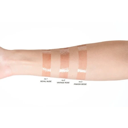 Pierre Rene Lip Oil, huile à lèvres végétalienne, No. 03 Pinkish Beige, 8 ml
