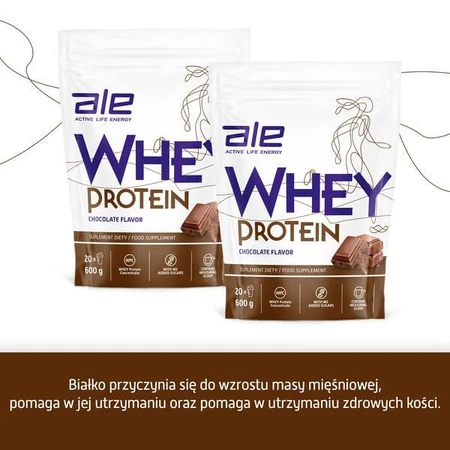 Set mit 3x ALE Molkenprotein Schokoladengeschmack