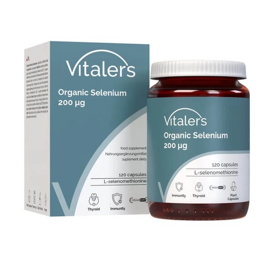 Vitalers Organic Selenium 200 mcg, capsules, 120 pcs.