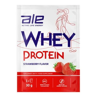 ALE Whey Protein Strawberry Flavor, powder, 30 g
