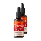 Satz von 2 x Ollywell BIO Cordyceps, Tropfen, 30 ml