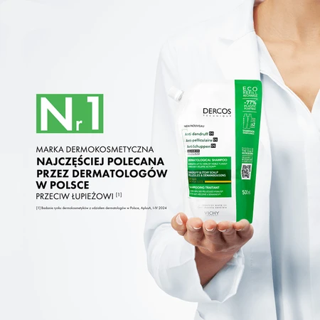 Dercos DS set, anti-dandruff shampoo, dry hair, 390 ml + refill pack, 390 ml
