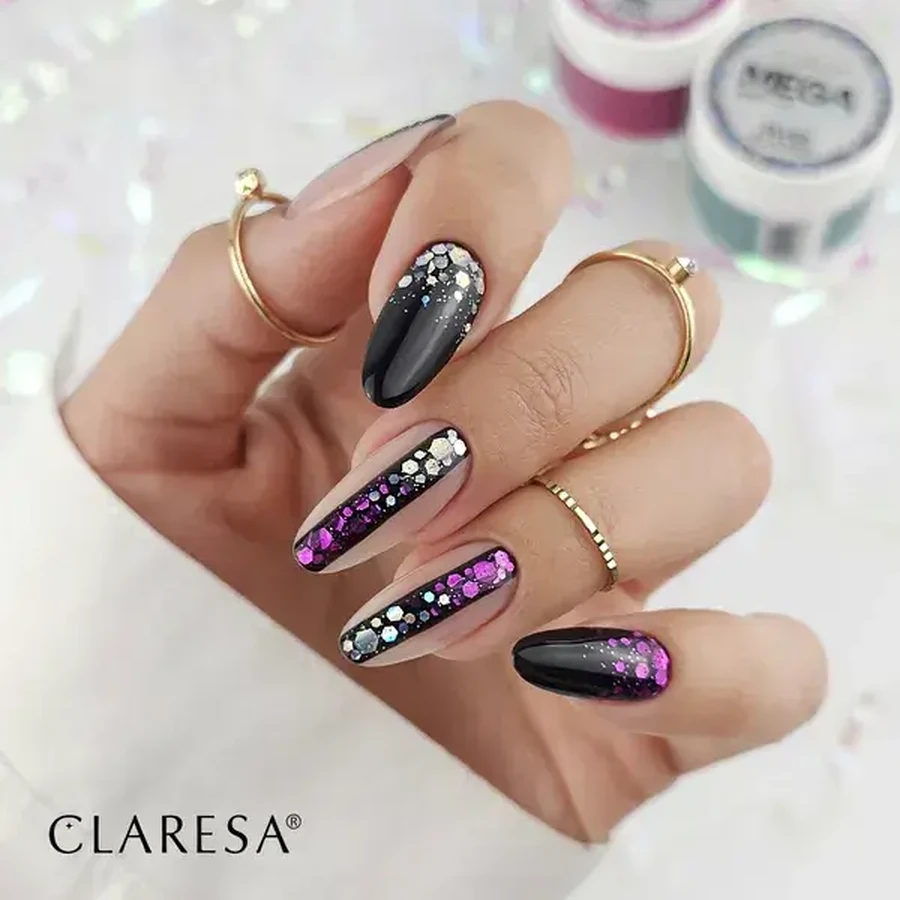 Claresa Mega Star Art Gel, Verschönerungsgel, Pink Pixel, 10 g