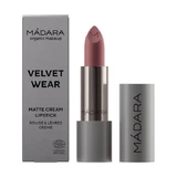 Madara Velvet Matte Cream Lipstick, matter Lippenstift mit satiniertem Finish, Cool Nude, 3,8 g