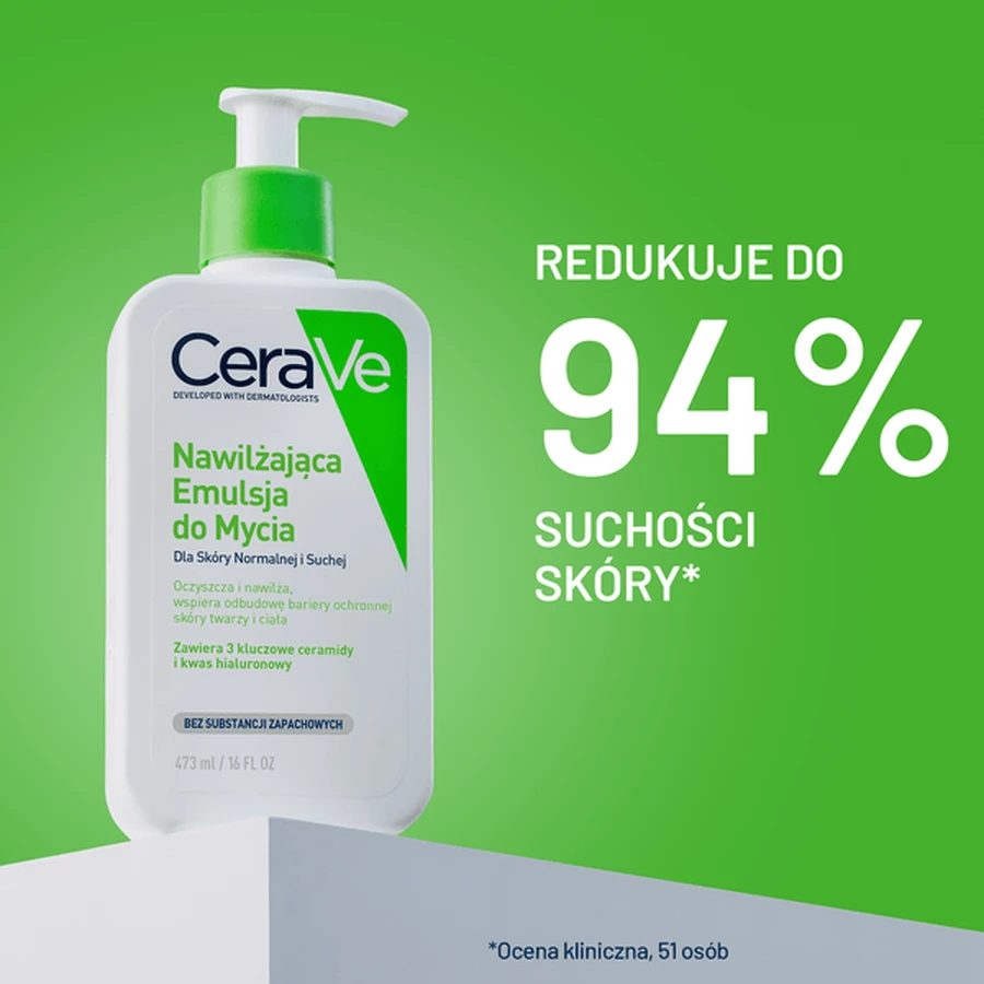 Set CeraVe, emulsione idratante per pelli normali e secche, 473 ml + confezione di ricarica, ricarica, 473 ml