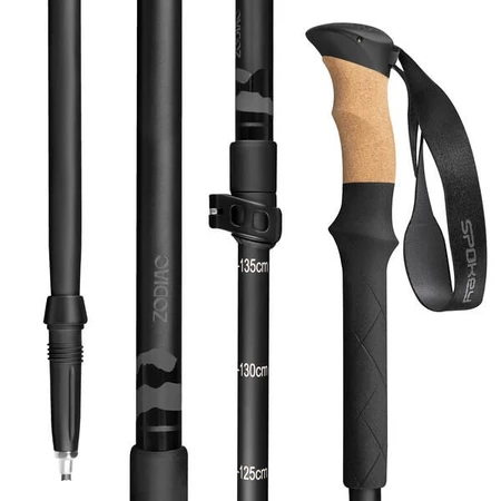 Spokey Zodiac, aluminium trekkingstokken, 2 stuks.